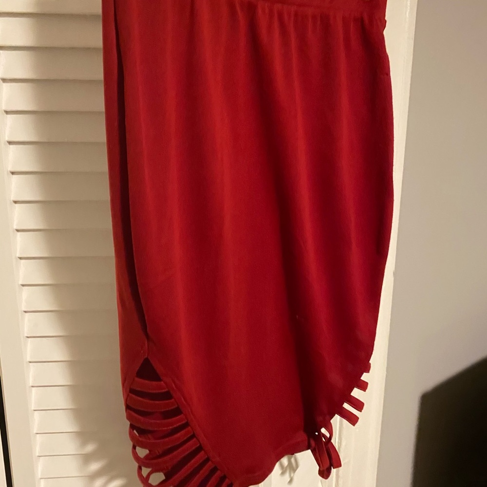 Red Pencil Skirt